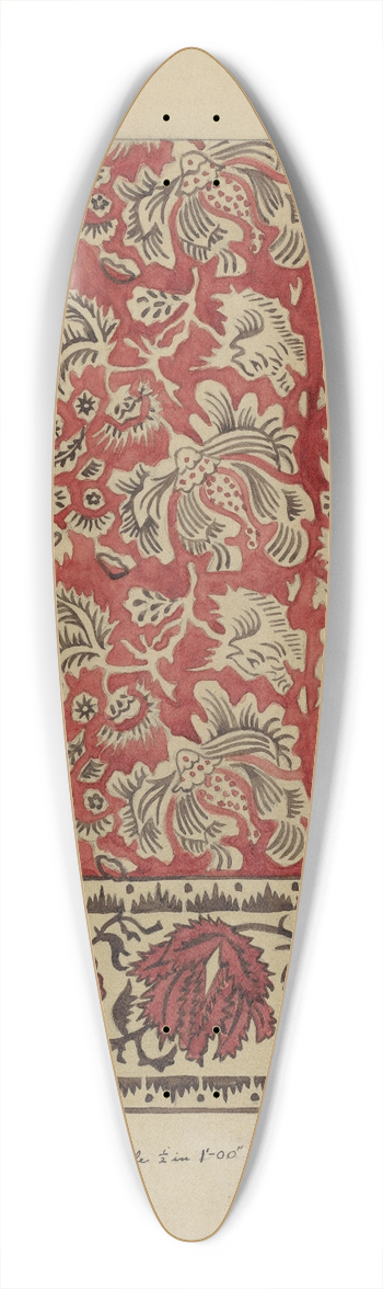 Isabelle De Strange - Kerchief 39.3 inch art pintail longboard deck