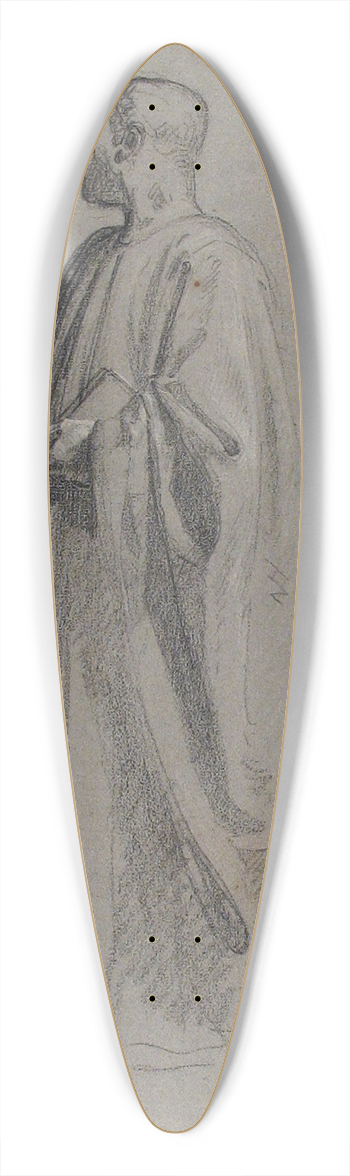 Isidore Pils - Cleric 39.3 inch art pintail longboard deck