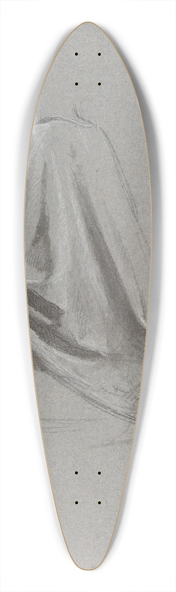 Isidore Pils - Drapery Study for a Bishop 39.3 inch art pintail longboard deck