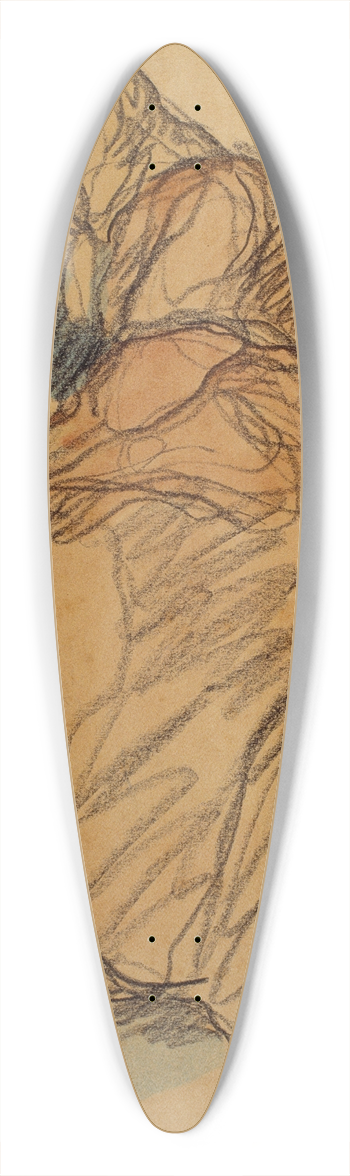 Isidre Nonell - Bad Business 39.3 inch art pintail longboard deck