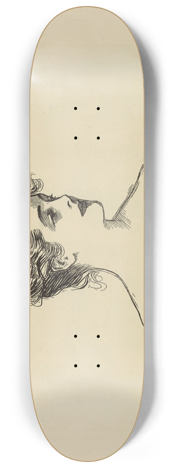 Charles Dana Gibson - Untitled 8.25 inch art skate deck
