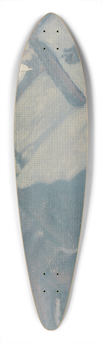 Ivan abota - Snowy Mountains 39.3 inch art pintail longboard deck