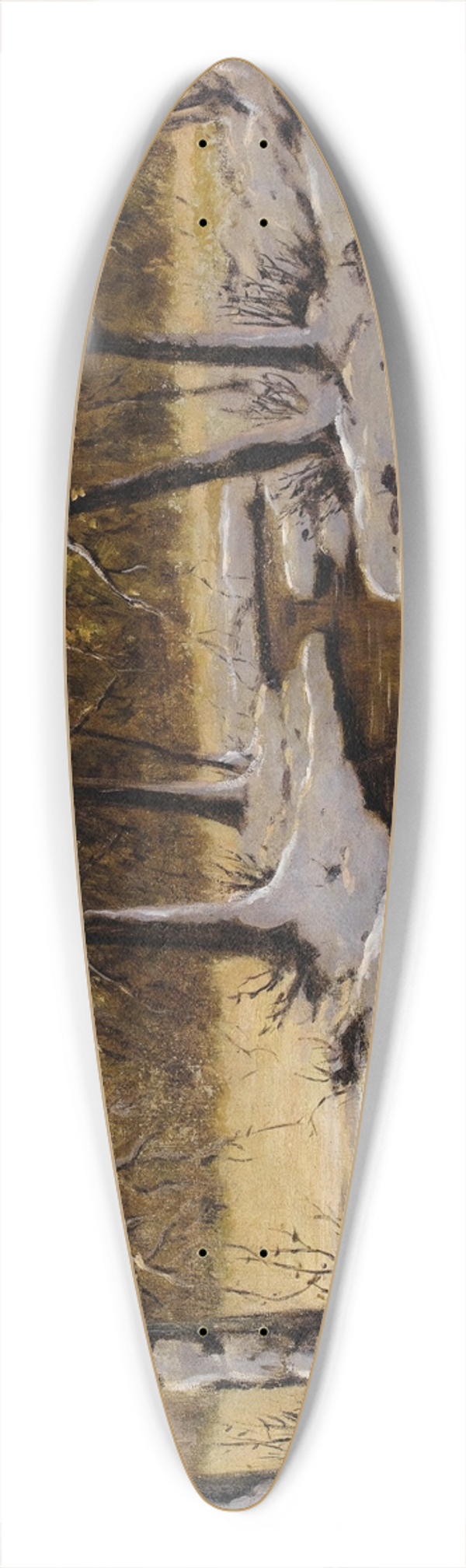 Ivan Fedorovich Choultse - Evening Light 39.3 inch art pintail longboard deck