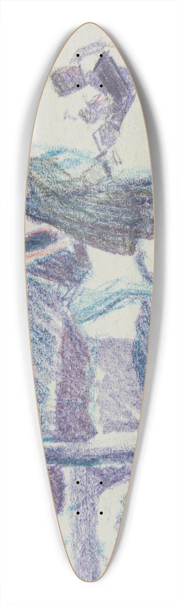 Ivan Ivanec - Dwaj onierze Legionu Ukraiskich Strzelcw Siczowych (1914-1920) podkuwajcy konia 39.3 inch art pintail longboard deck