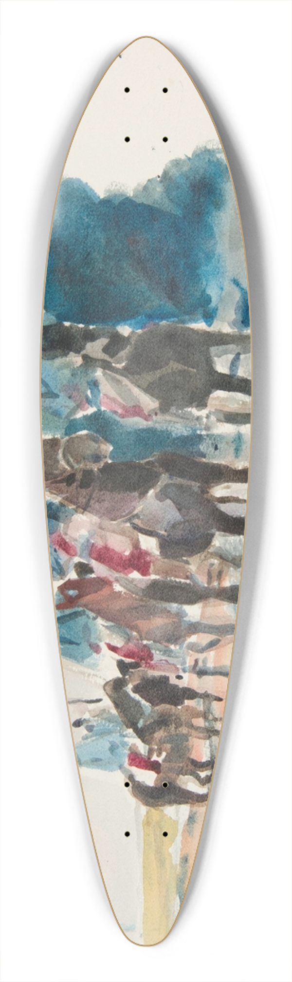 Ivan Ivanec - Patrol konny Armii C.K. 39.3 inch art pintail longboard deck