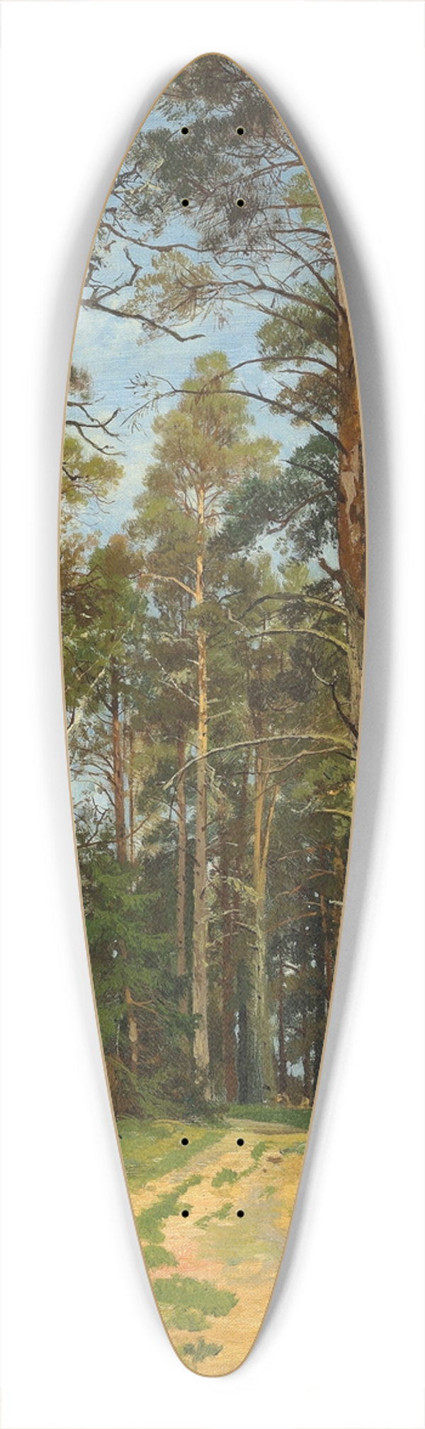 Ivan Ivanovich Shishkin - Siverskaya 39.3 inch art pintail longboard deck