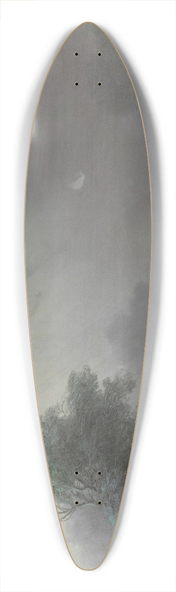 Ivan Konstantinovich Aivazovsky - Carriage in a Storm 39.3 inch art pintail longboard deck