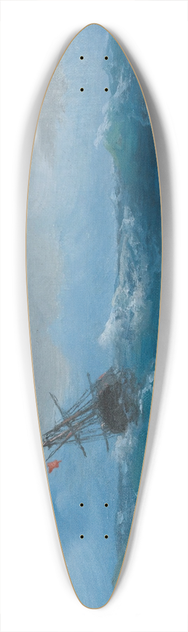 Ivan Konstantinovich Aivazovsky - Gathering Storm 39.3 inch art pintail longboard deck