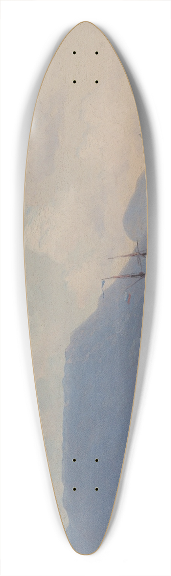 Ivan Konstantinovich Aivazovsky - Seascape 39.3 inch art pintail longboard deck
