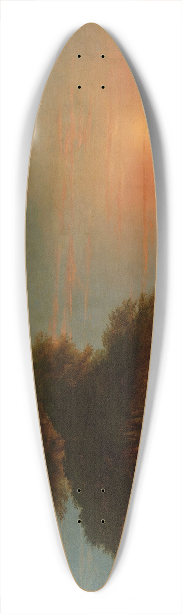 Ivan Konstantinovich Aivazovsky - Shepherds with a flock of sheep 39.3 inch art pintail longboard deck