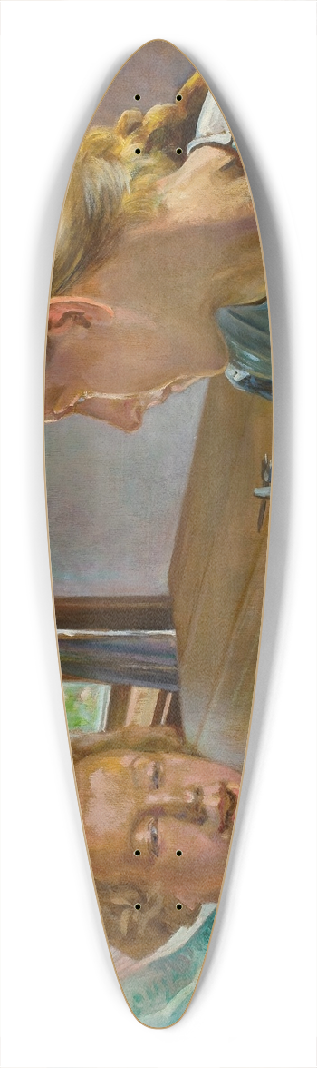 Jacek Malczewski - Annunciation 39.3 inch art pintail longboard deck