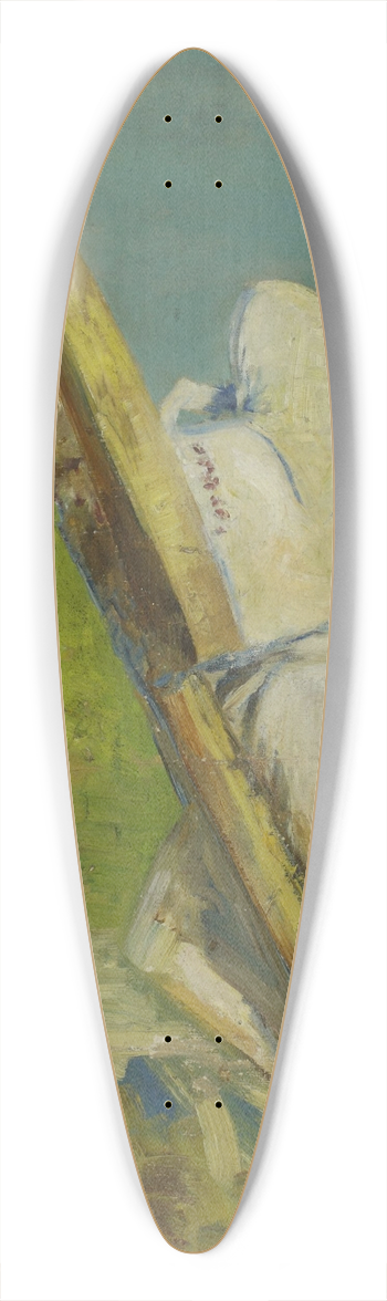 Jacek Malczewski - At the shadoof 39.3 inch art pintail longboard deck