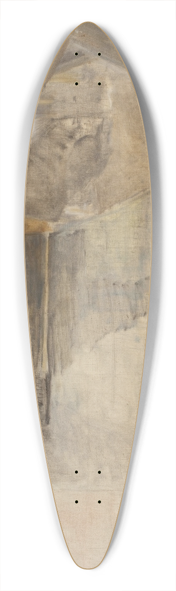 Jacek Malczewski - Interior with artists sister, sketch 39.3 inch art pintail longboard deck