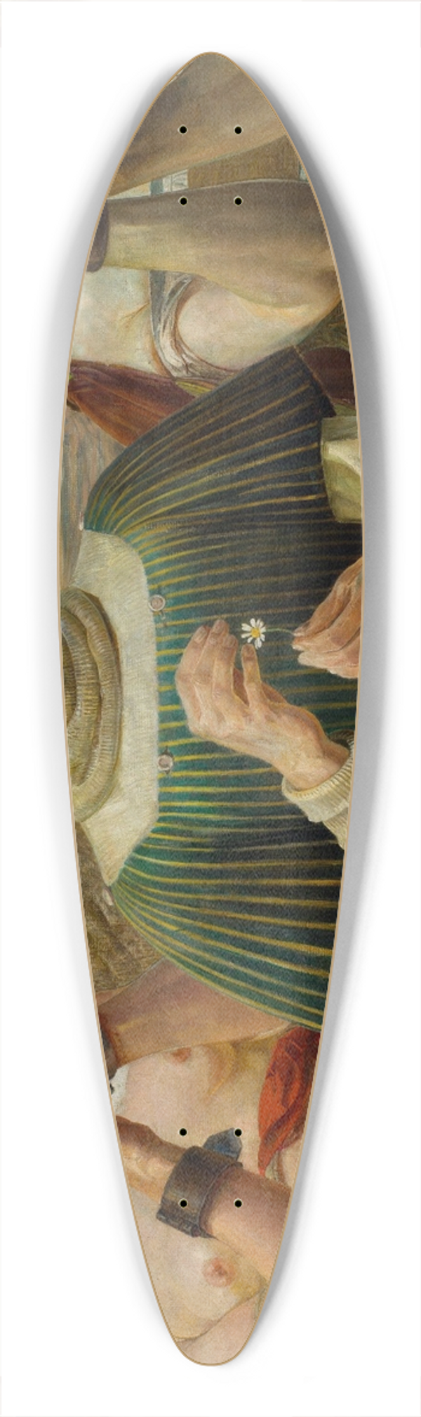 Jacek Malczewski - Polish Hamlet  Portrait of Aleksander Wielopolski 39.3 inch art pintail longboard deck