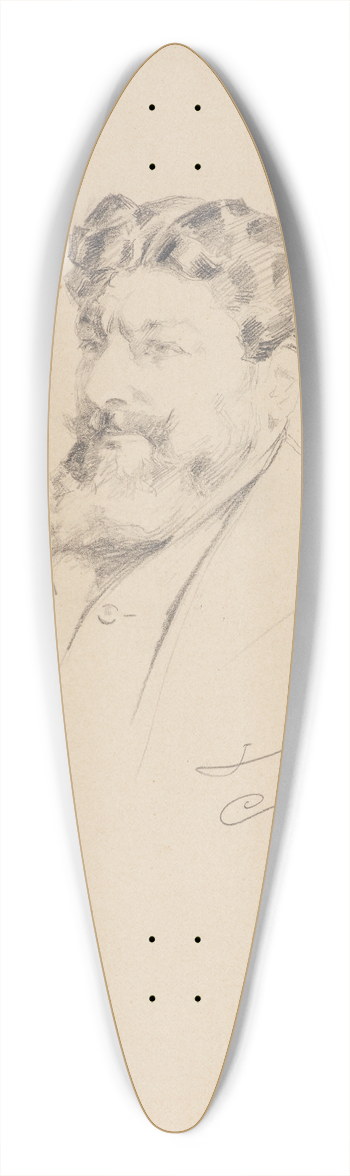 Jacek Malczewski - Portrait of Doctor Pawe Radecki 39.3 inch art pintail longboard deck