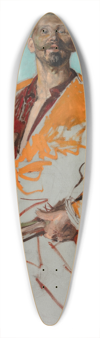 Jacek Malczewski - Portrait of Leon Wyczkowski 39.3 inch art pintail longboard deck