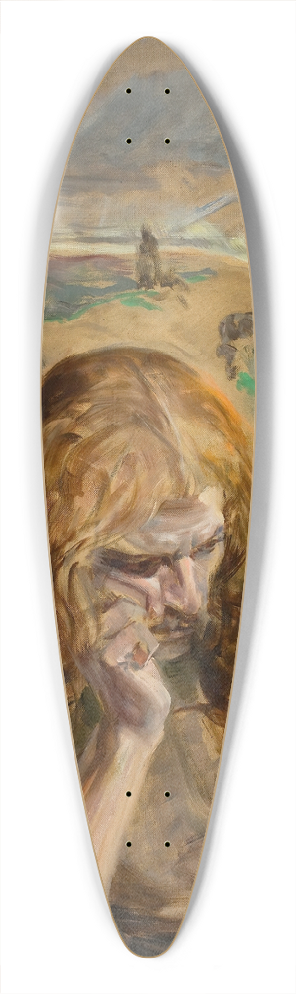 Jacek Malczewski - St. John the Baptist 39.3 inch art pintail longboard deck