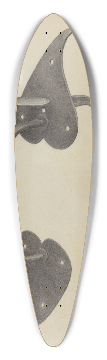 Jack Staloff - Pa. German Door Handle 39.3 inch art pintail longboard deck