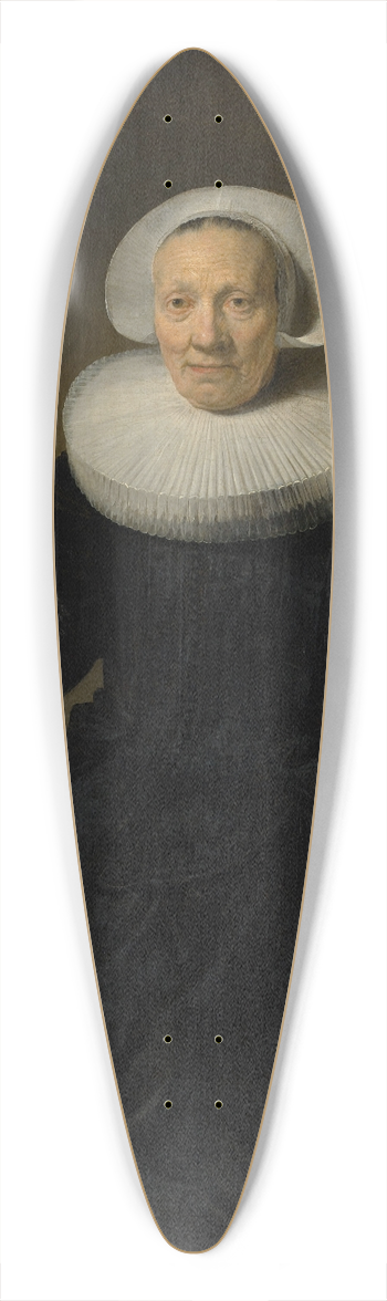 Jacob Adriaensz Backer - Old Woman in an Armchair 39.3 inch art pintail longboard deck