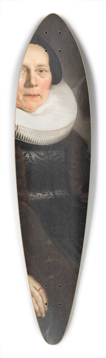 Jacob Adriaensz Backer - Portrait of a Woman 39.3 inch art pintail longboard deck