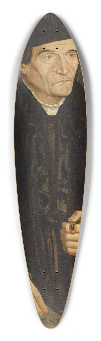 Jacob Clauser - Portrait of Bonifacius Amerbach 39.3 inch art pintail longboard deck