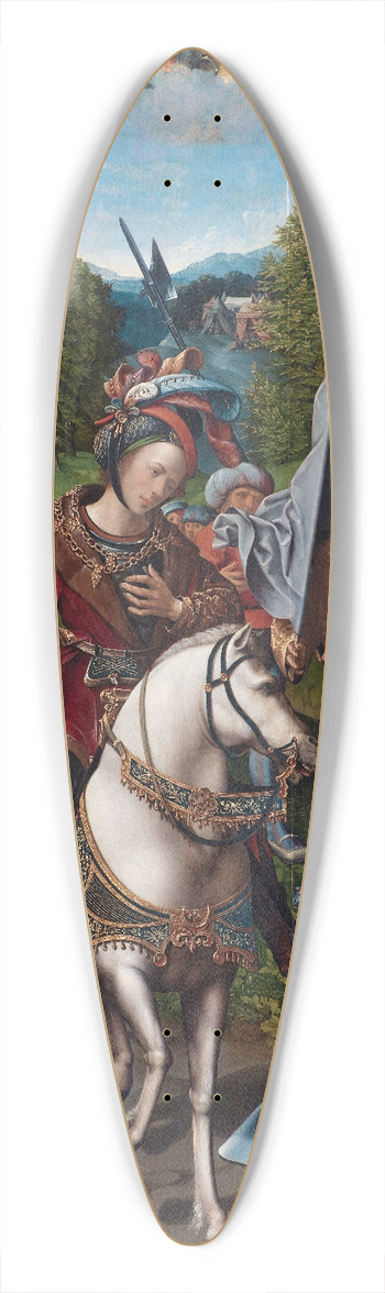 Jacob Cornelisz. van Oostsanen - David and Abigail 39.3 inch art pintail longboard deck