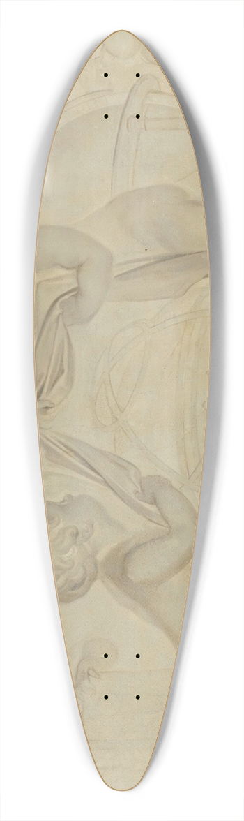 Jacob de Wit - Allegory Of Astronomy 39.3 inch art pintail longboard deck