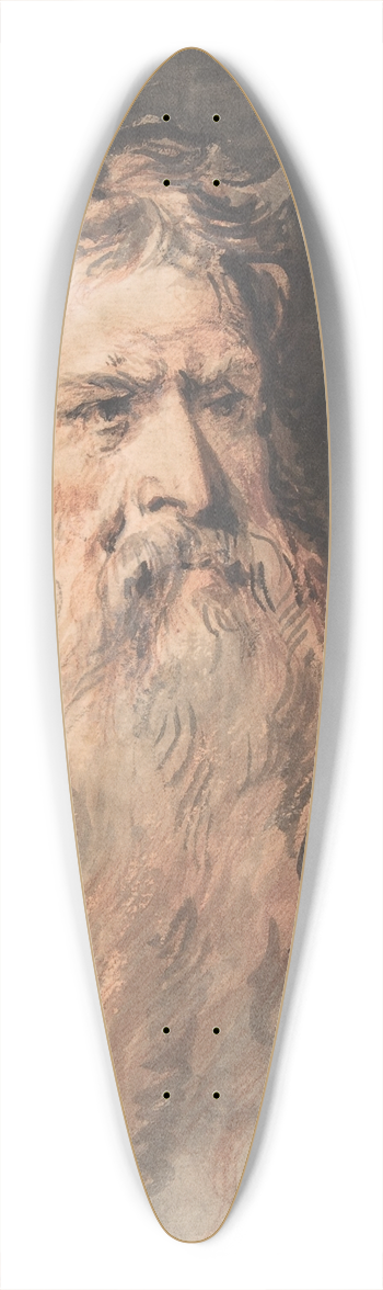 Jacob de Wit - Study for the figure of Moses 39.3 inch art pintail longboard deck