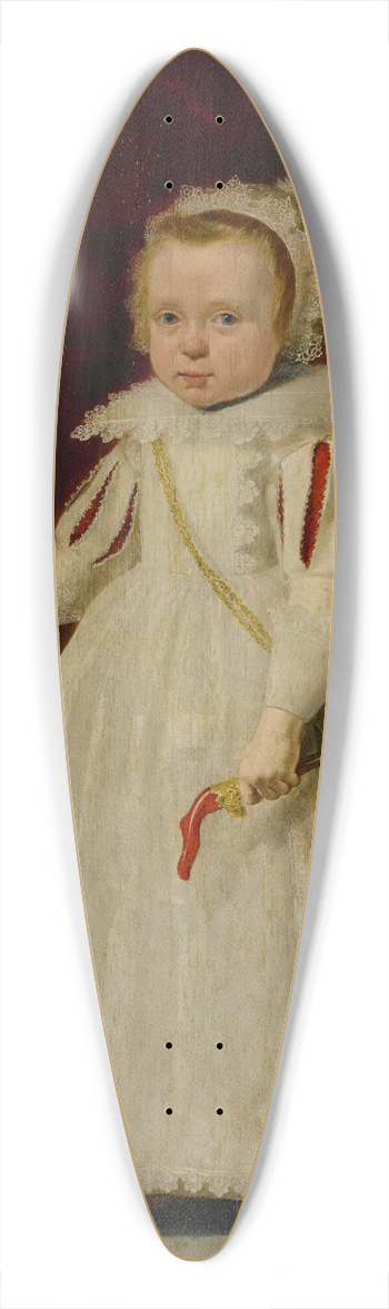 Jacob Gerritsz Cuyp - Portrait of a Young Boy And Dog In a Landscape 39.3 inch art pintail longboard deck