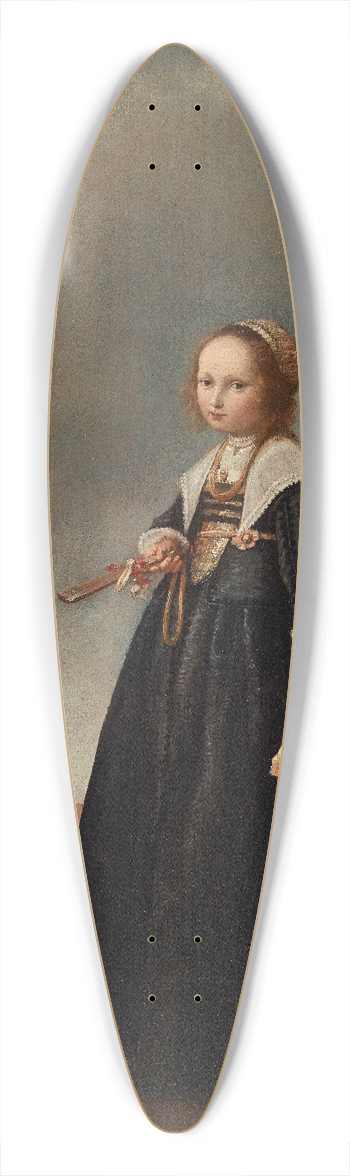 Jacob Gerritsz Cuyp - The Morning Stroll 39.3 inch art pintail longboard deck