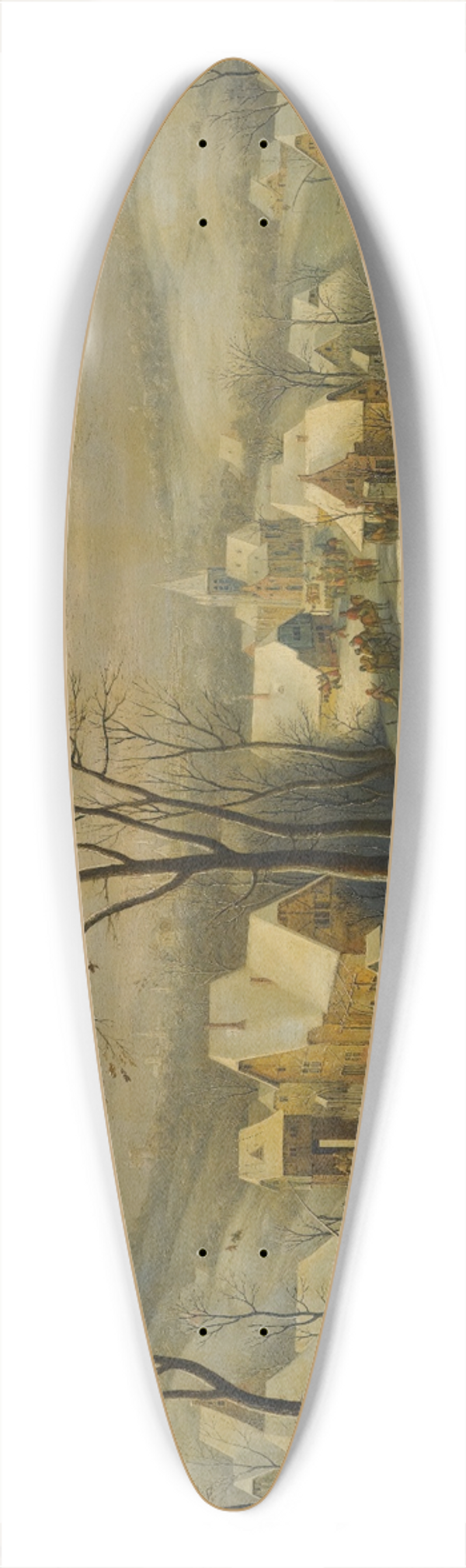 Jacob Grimmer - The Massacre Of The Innocents 39.3 inch art pintail longboard deck
