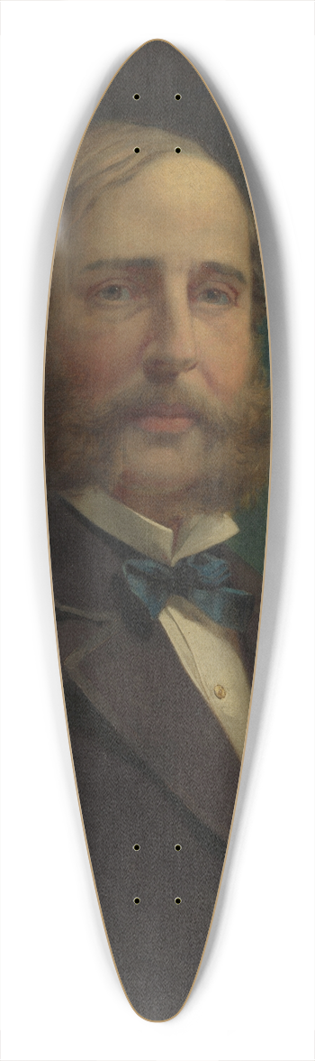 Jacob Hart Lazarus - Self-portrait 39.3 inch art pintail longboard deck