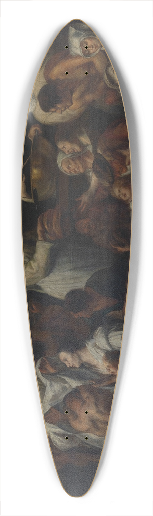 Jacob Jordaens - Antwerp Hospital Nuns 39.3 inch art pintail longboard deck
