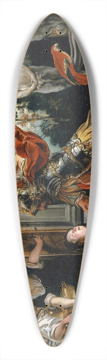Jacob Jordaens - Ulysses Threatening Circe 39.3 inch art pintail longboard deck