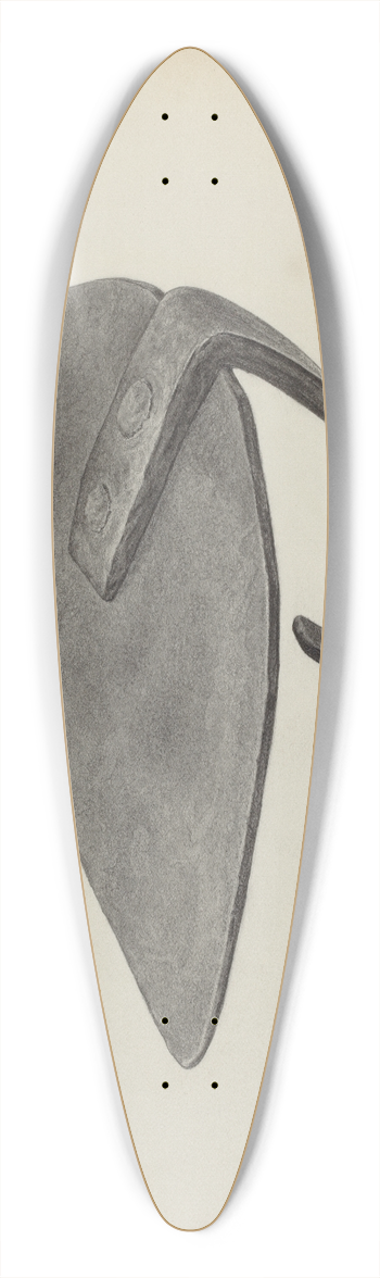 Jacob Lipkin - Oven Scraper 39.3 inch art pintail longboard deck