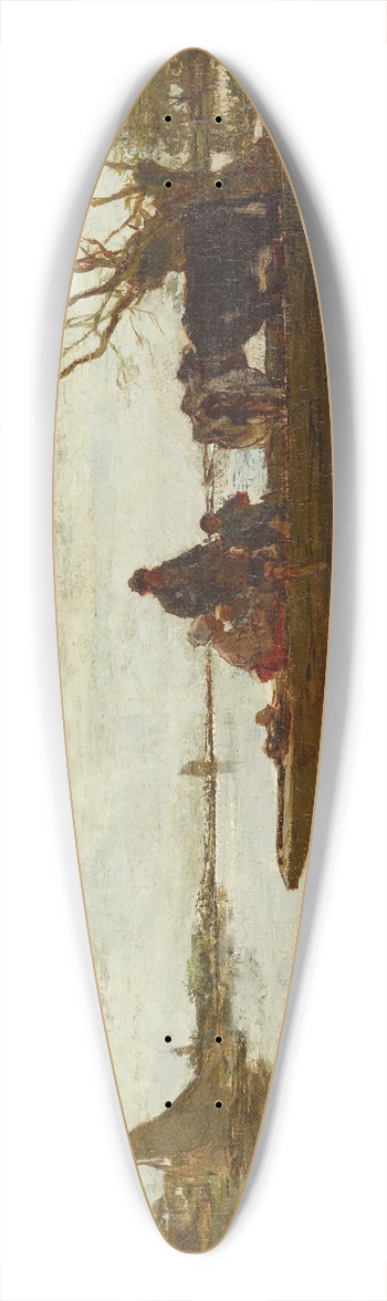 Jacob Maris - Ferry 39.3 inch art pintail longboard deck