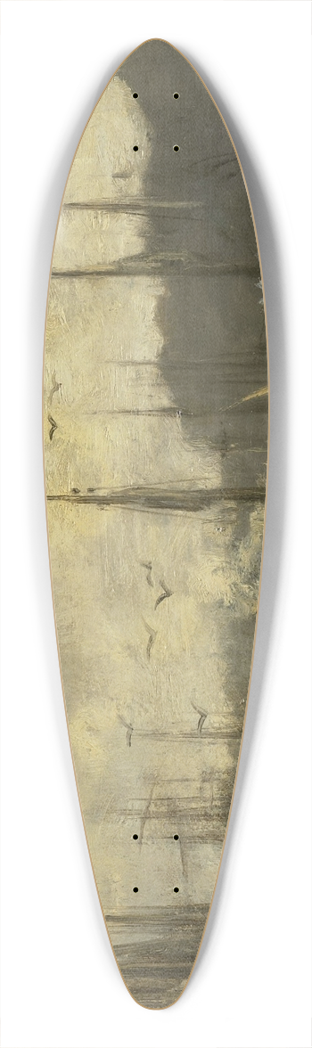 Jacob Maris - Harbor View 39.3 inch art pintail longboard deck