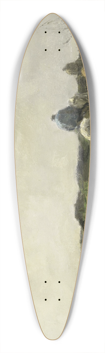 Jacob Maris - Towpath 39.3 inch art pintail longboard deck