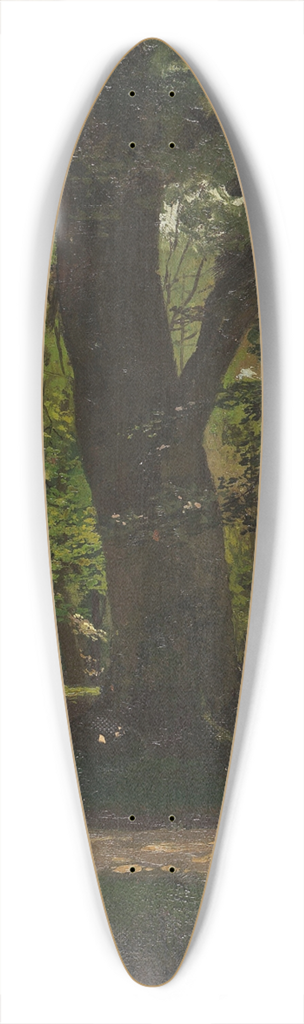Jacob Nbbe - Waldlichtung im Tiergarten Berlin 39.3 inch art pintail longboard deck