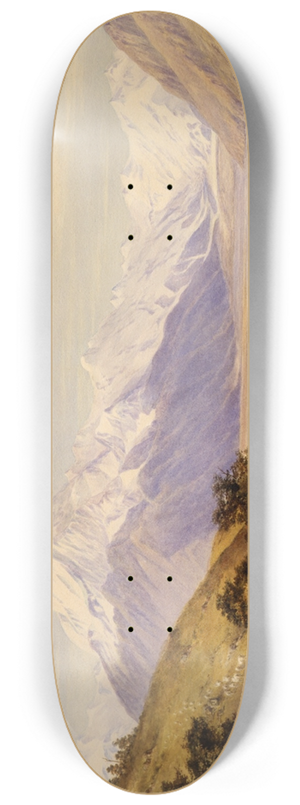 Charles Decimus Barraud - Mt. Cook 8.25 inch art skate deck