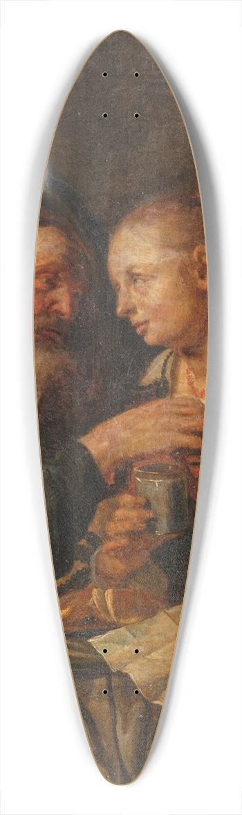 Jacob Toorenvliet - Inequal love 39.3 inch art pintail longboard deck