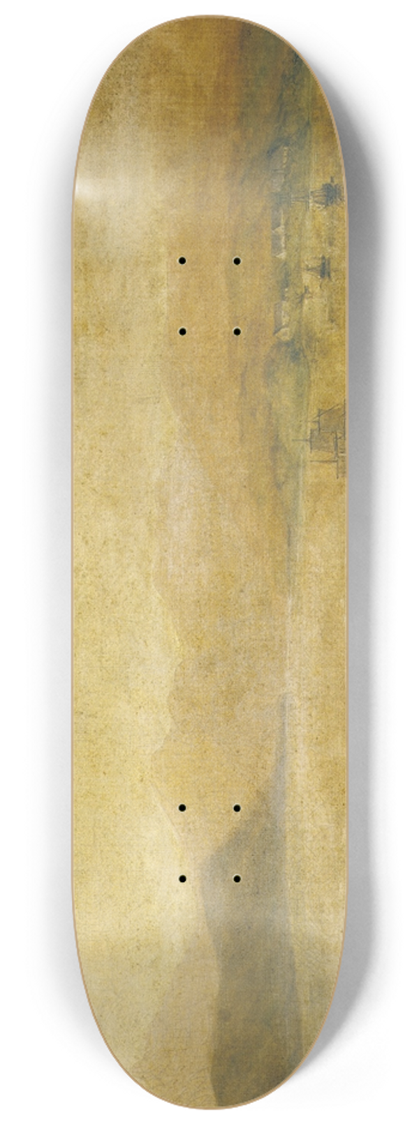 Charles Decimus Barraud - Settlement at Port Ross, Auckland Islands 8.25 inch art skate deck