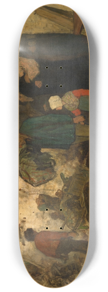 Charles de Groux - The Expulsion 8.25 inch art skate deck