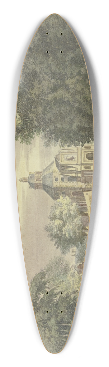 Jacob van Liender - Tor zu Utrecht mit einem Teil der Promenade 39.3 inch art pintail longboard deck