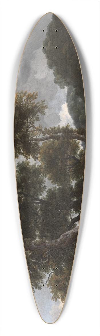 Jacob van Ruisdael - Grosse Baumgruppe am Wasser 39.3 inch art pintail longboard deck
