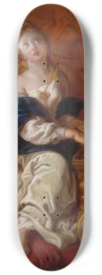 Charles De La Fosse - SaintCecilia 8.25 inch art skate deck