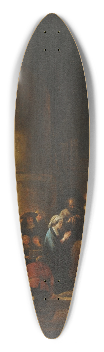 Jacob Willemsz. de Wet - Presentation at the temple 39.3 inch art pintail longboard deck