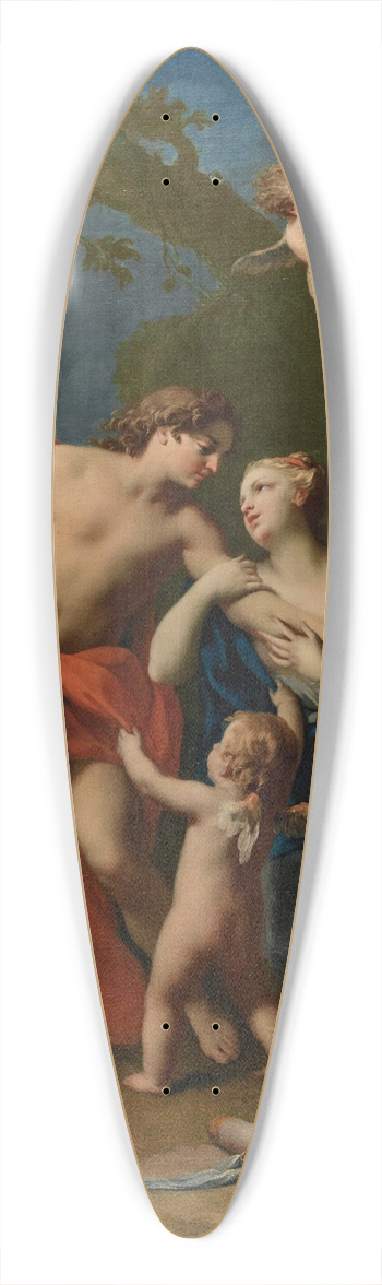 Jacopo Amigoni - Venus And Adonis 39.3 inch art pintail longboard deck