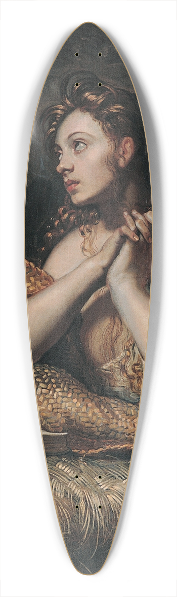 Jacopo Tintoretto - Penitent Magdalene 39.3 inch art pintail longboard deck