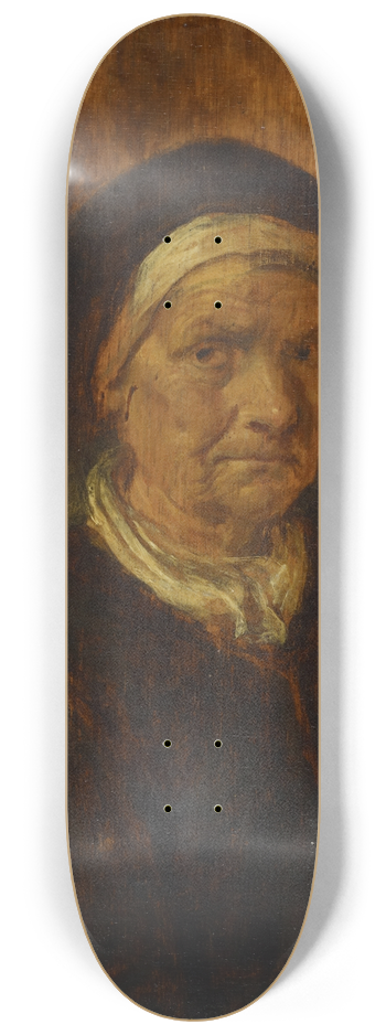 Adriaen Brouwer - Old Woman 8.25 inch art skate deck